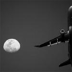 Jet taking off from LAX